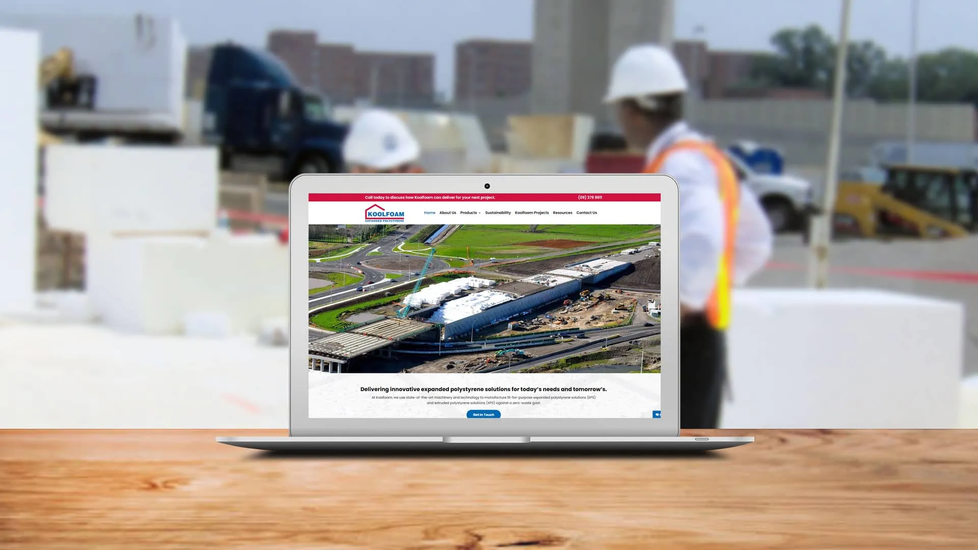 Koolfoam website example