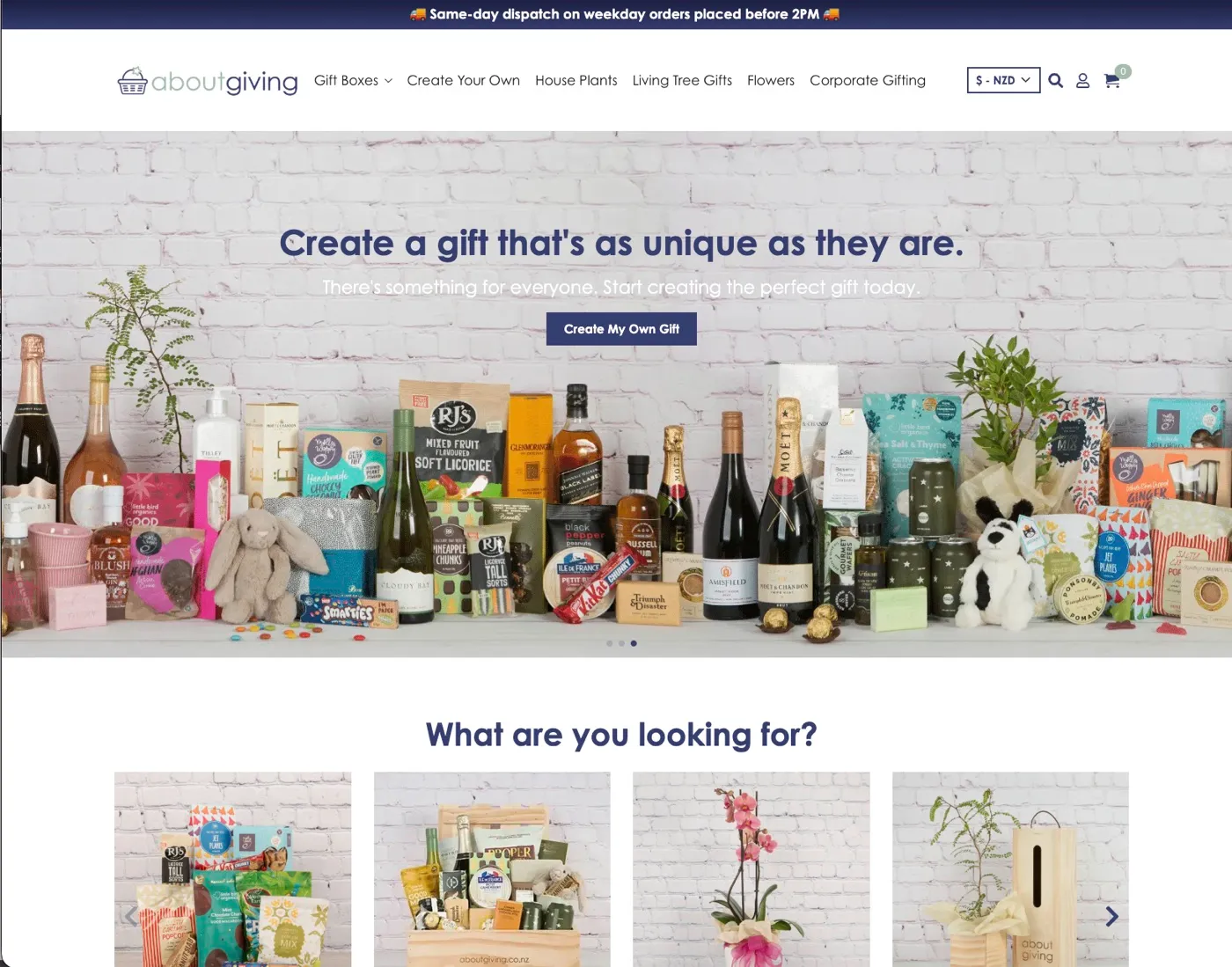 About Giving Ecommerce website design case study