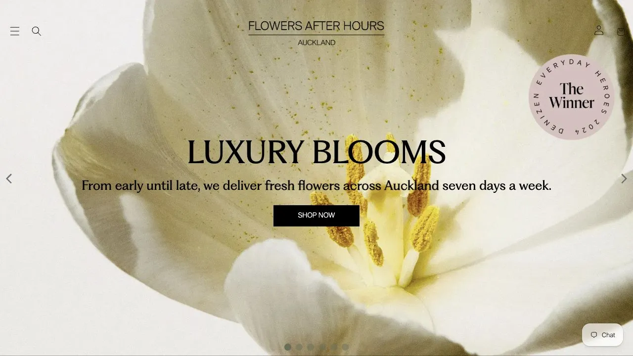 Flowers After Hours Shopify development and ongoing support case study