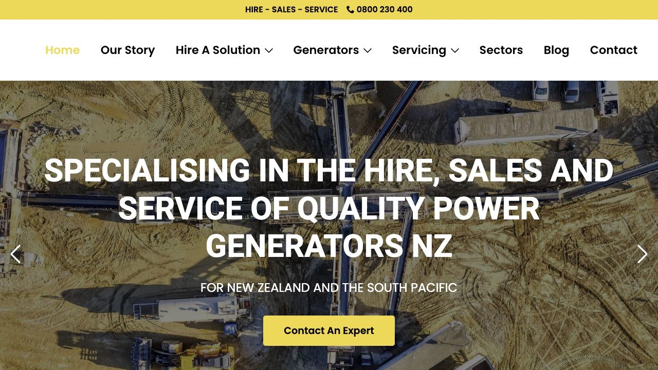 QPower website built by Virtual Innovation