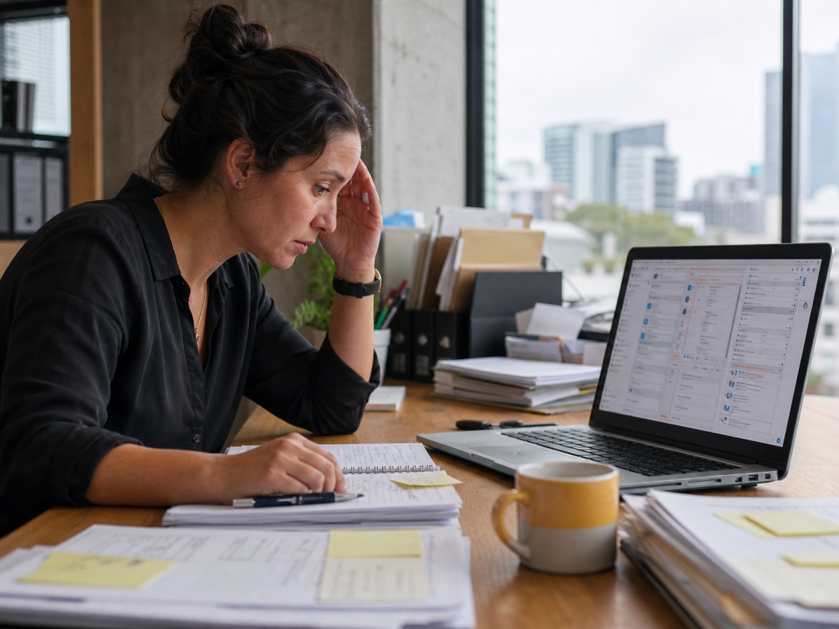An Auckland operations coordinator struggling with an overcomplicated CRM and disconnected paperwork