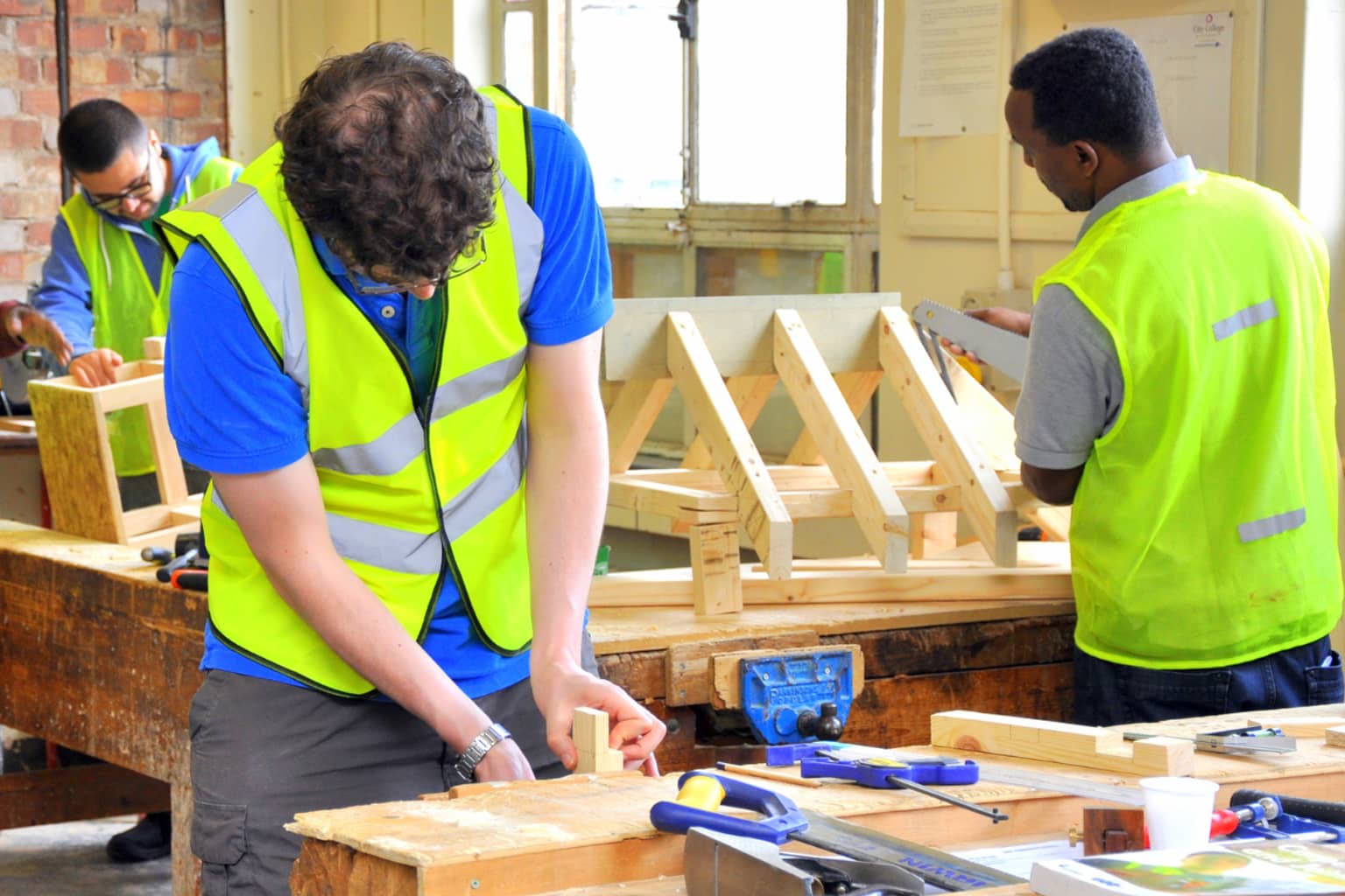 New Zealand construction and trade professionals on a building site