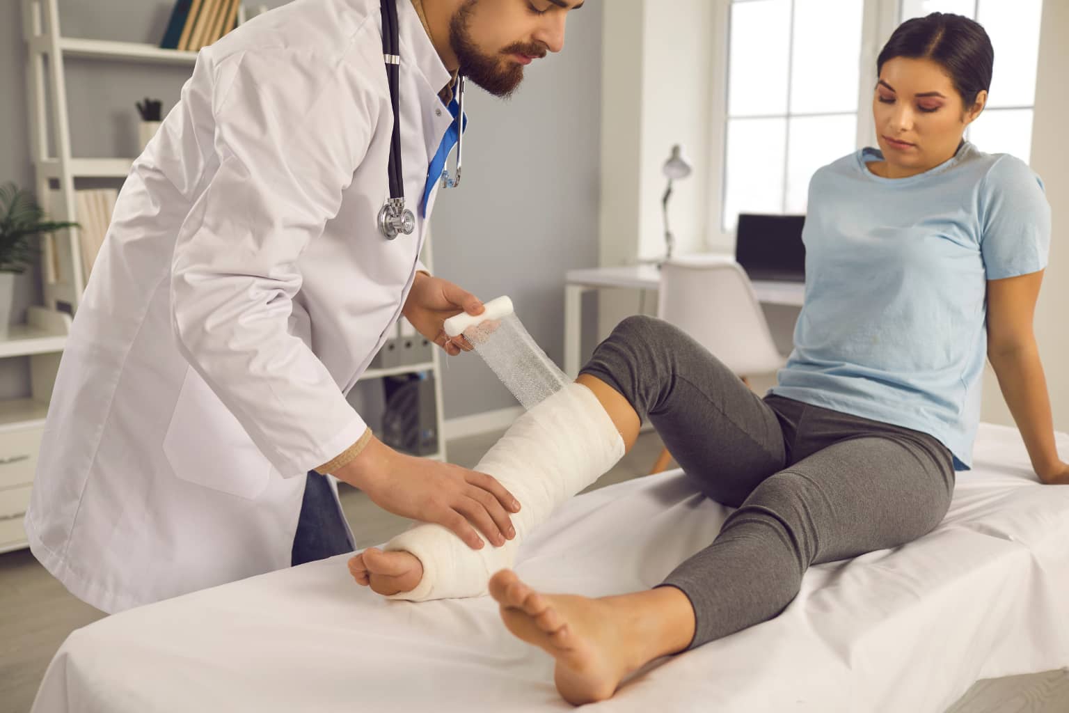 New Zealand healthcare professional speaking with a patient