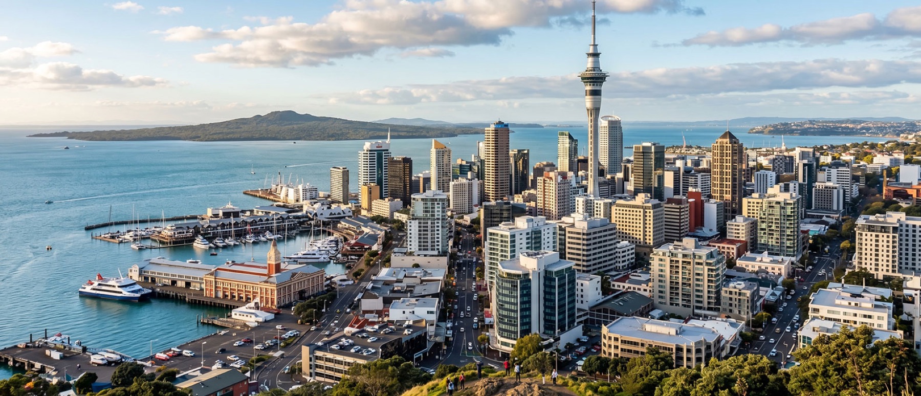 Local view of Auckland CBD, Auckland