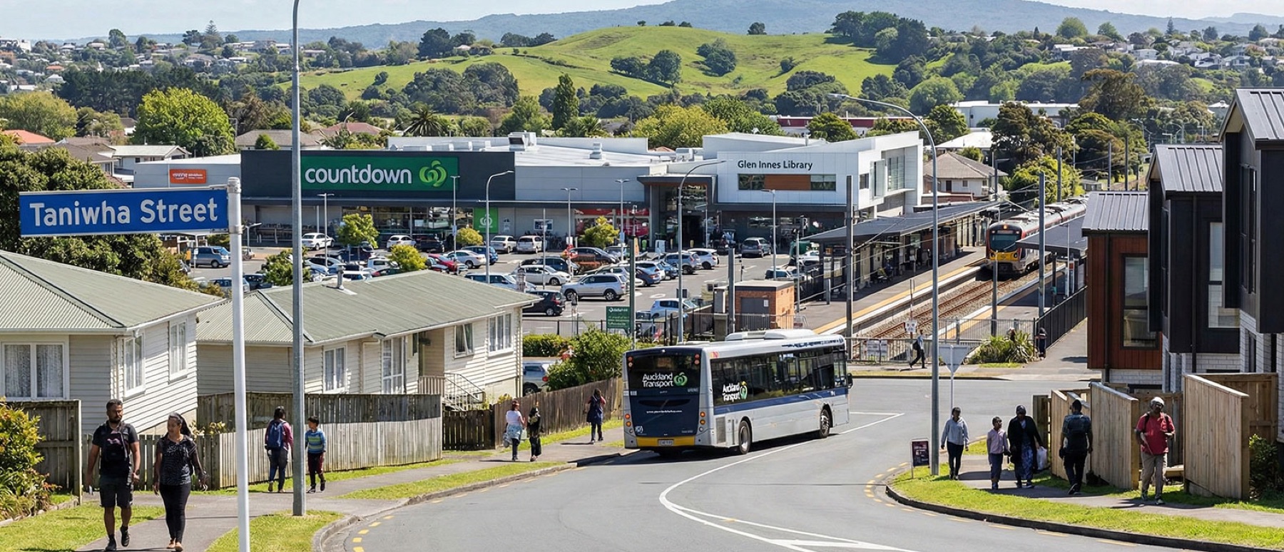 Local view of Glen Innes, Auckland