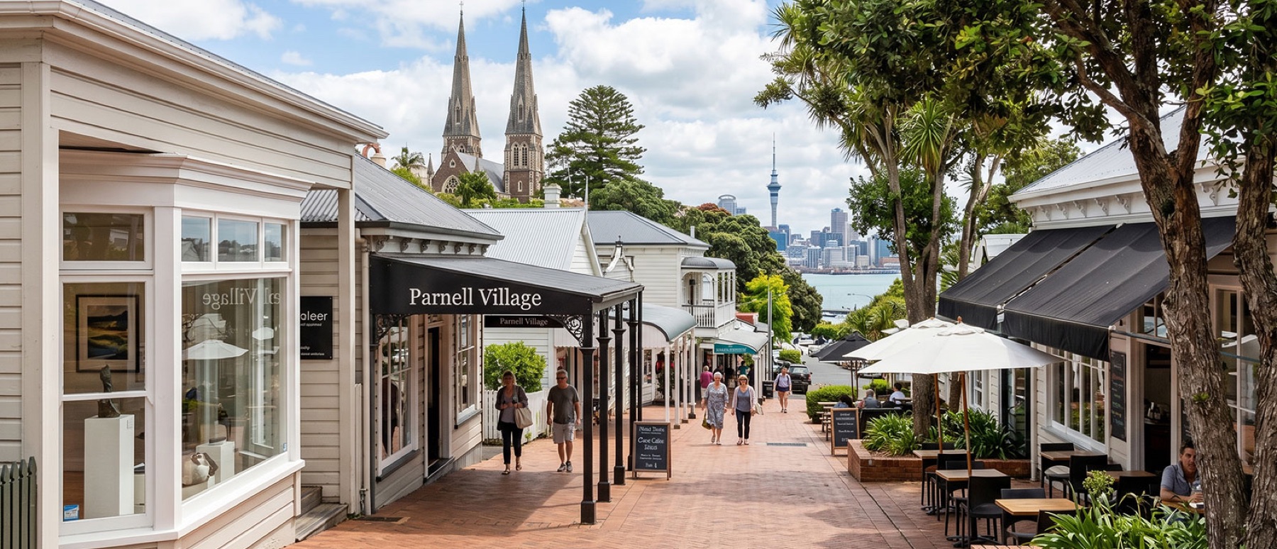 Local view of Parnell, Auckland