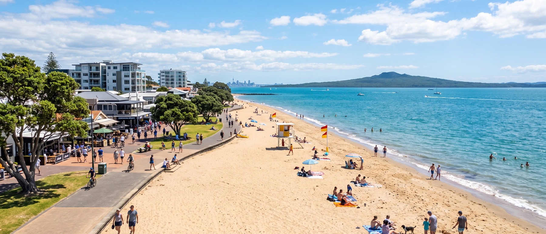 Local view of Takapuna, Auckland