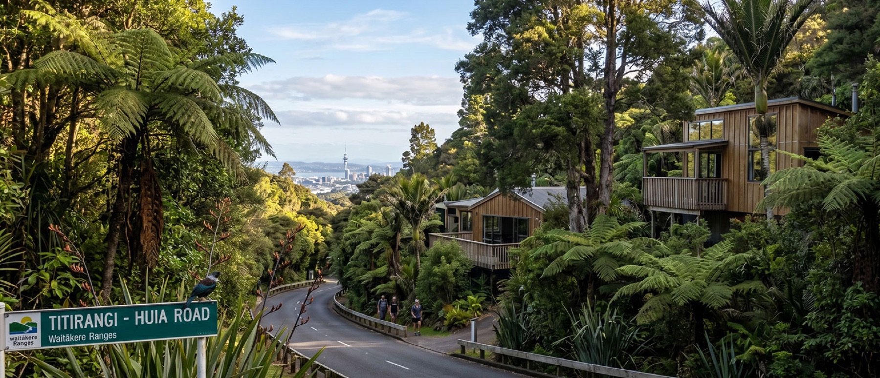 Local view of Titirangi, Auckland