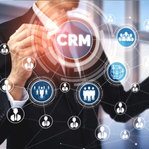 Illustration of integrated CRM tools explaining how to pick a CRM
