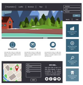 Web Design Image WordPress developer working on website
