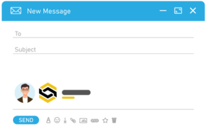 Web Design Image social media icons in email signature