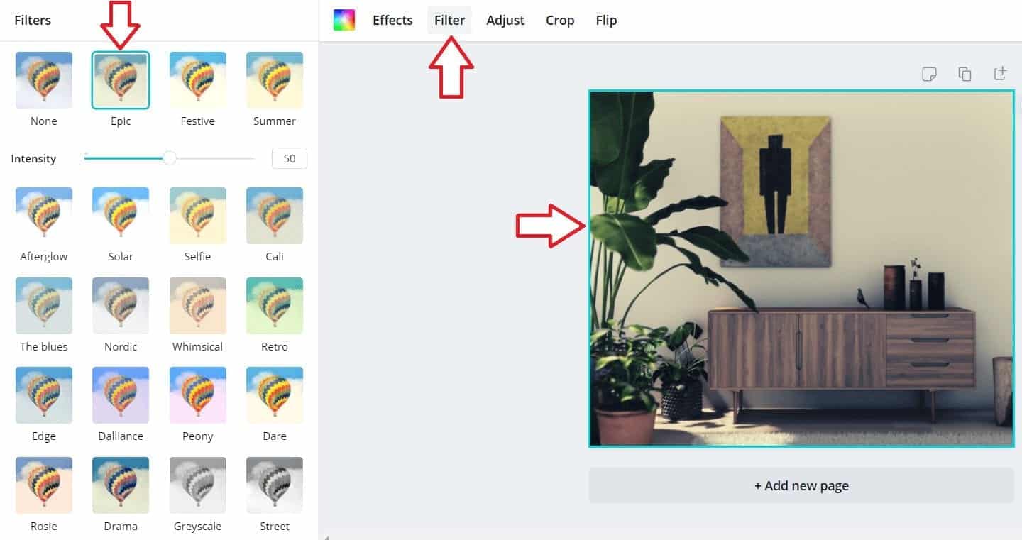 How to Change the Filter in Canva How to Change the Filter in Canva