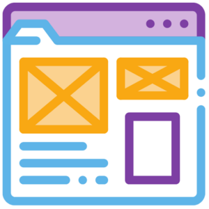 Web Design Image Simple app prototype built with automation tools