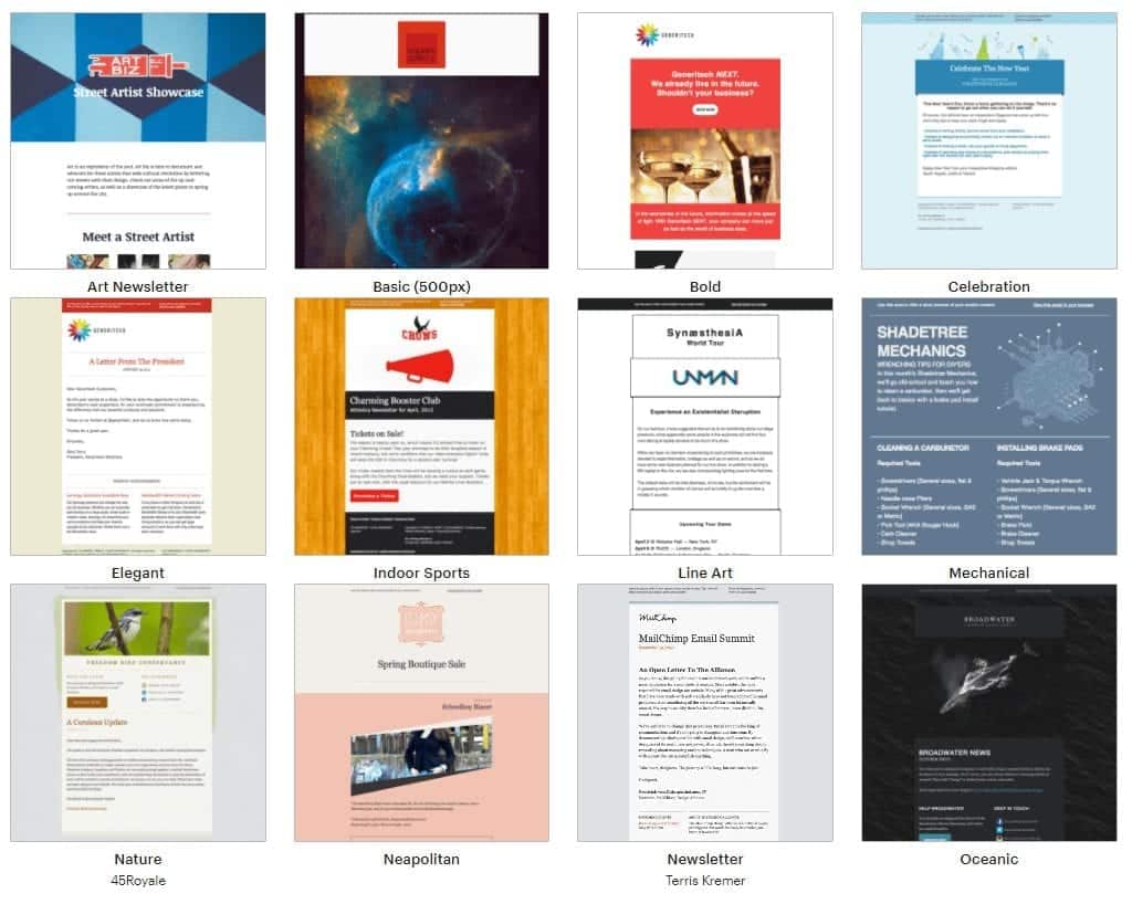 Mailchimp Email Templates Mailchimp Email Templates