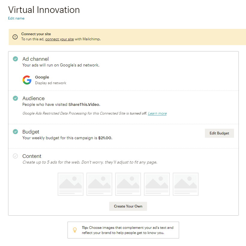 Mailchimp Ad Mailchimp Ad