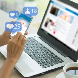 Web Design Image Manufacturing company engaging customers on LinkedIn