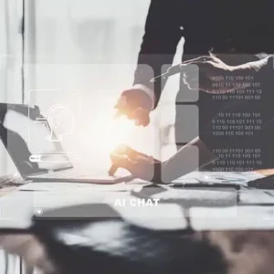 AI technology for web design interface showing user behaviour analytics dashboard