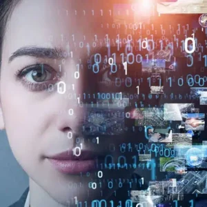 Illustration of AI technology for web design enhancing eCommerce product recommendations