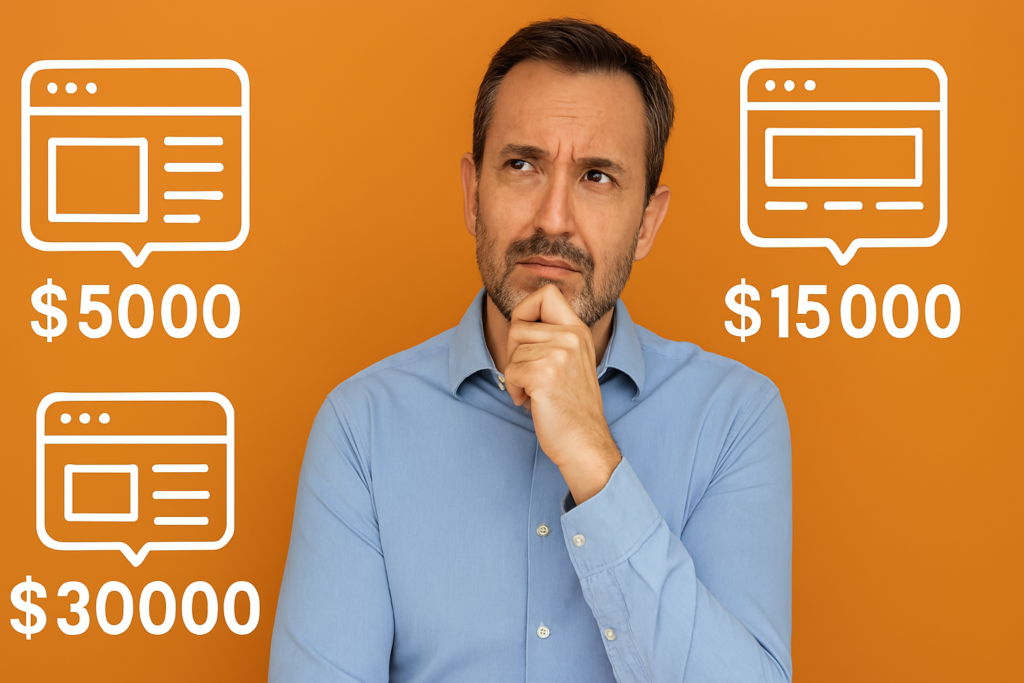 Web Design Image How much does a website cost in NZ