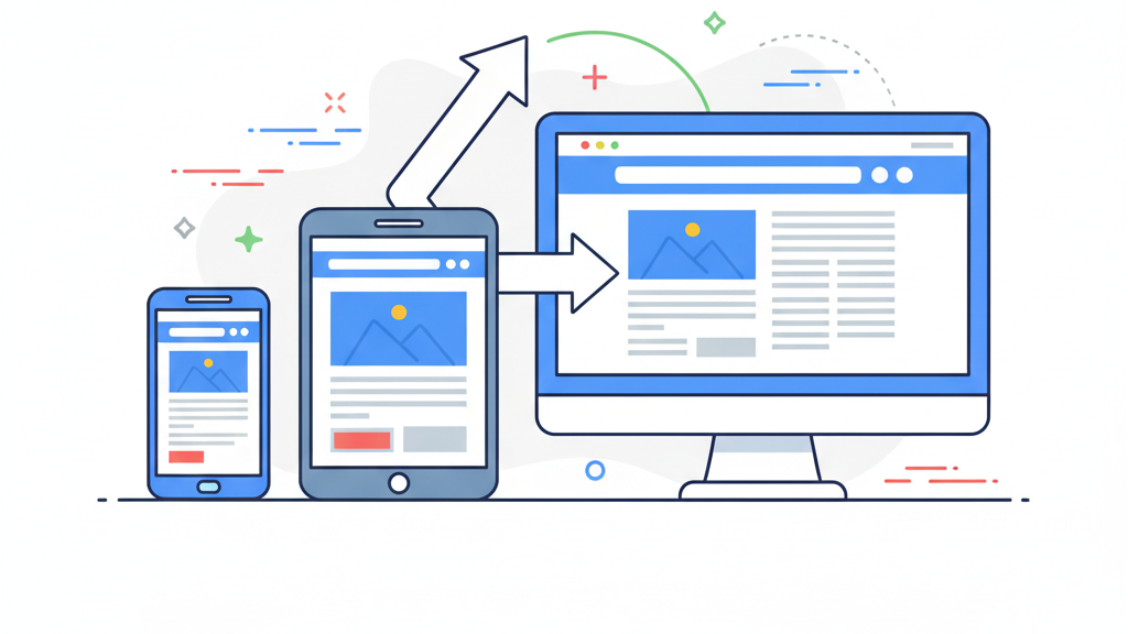 Web Design Image Mobile-friendly website for business owners over 50 who want more leads
