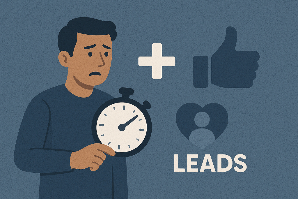 Importance of website speed and active online presence for building trust and generating leads