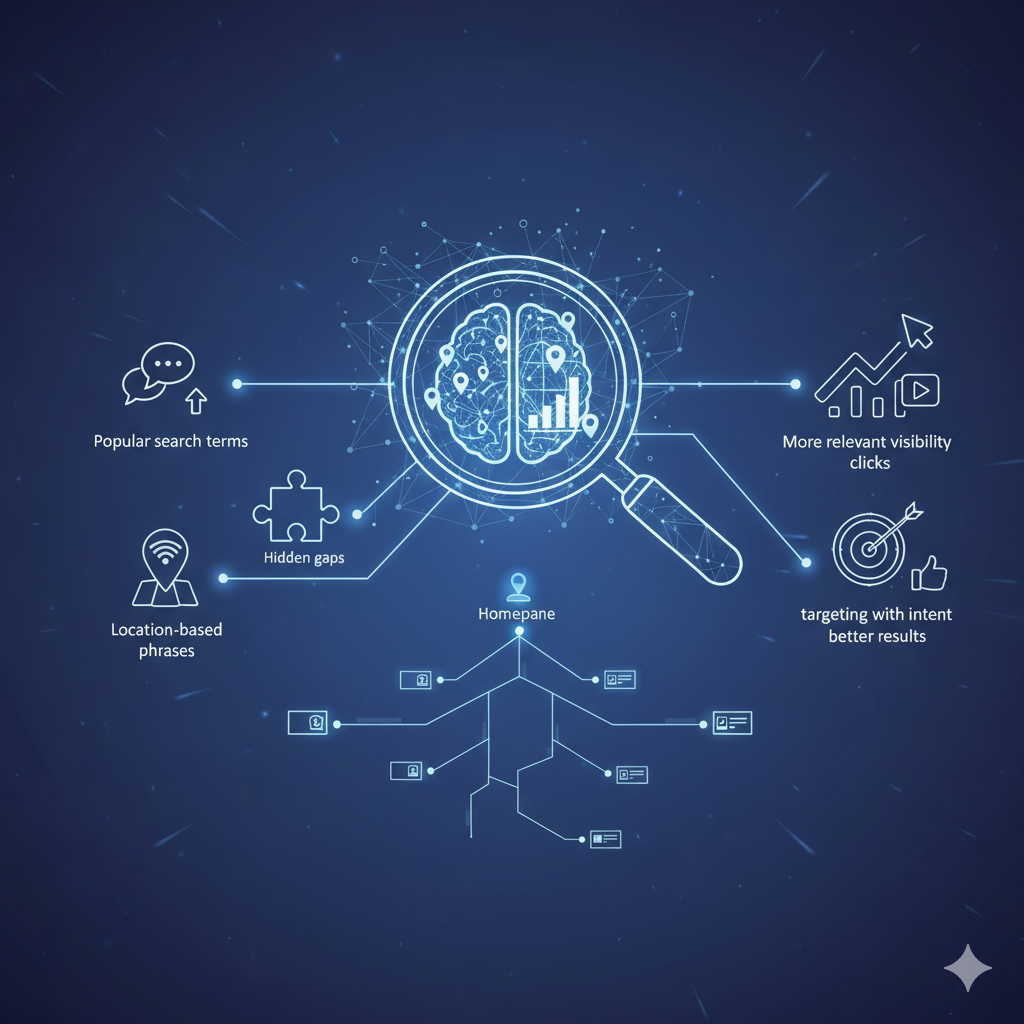 Web Design Image AI tools helping businesses discover what people are searching for and improve website visibility