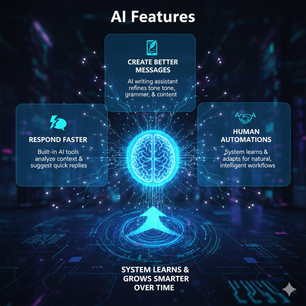 AI-powered CRM tools for faster responses and smarter automations
